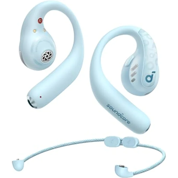 soundcore by Anker AeroFit Pro Open-Ear Kopfhörer, Ultra leicht, Bequem, Ergonomisches Design, Intensiver Sound LDAC, Bluetooth 5.3, IPX5 Wasserschutz, 46h Akku, App, Kabellos – Bild 1