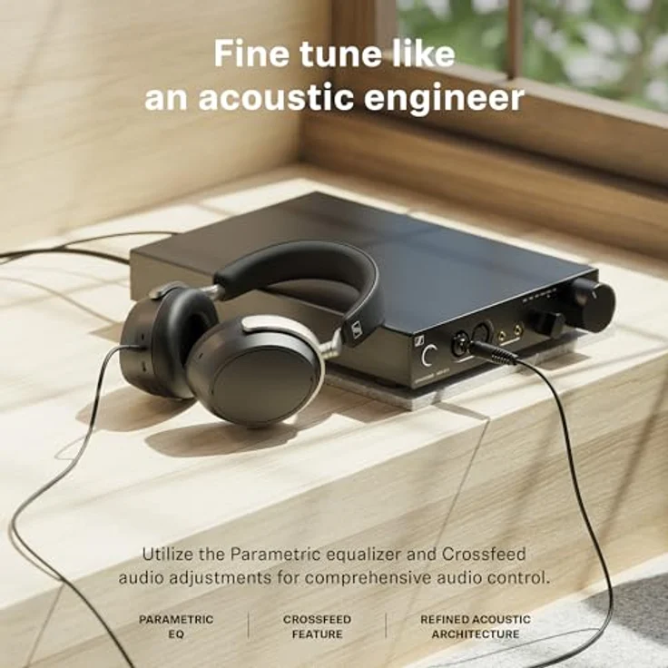 Sennheiser HDB 630 Hi-Fi-Kopfhörer mit 60h Akku, adaptivem ANC, aptX HD, Schnellladung & Bluetooth-Dongle – Bild 5