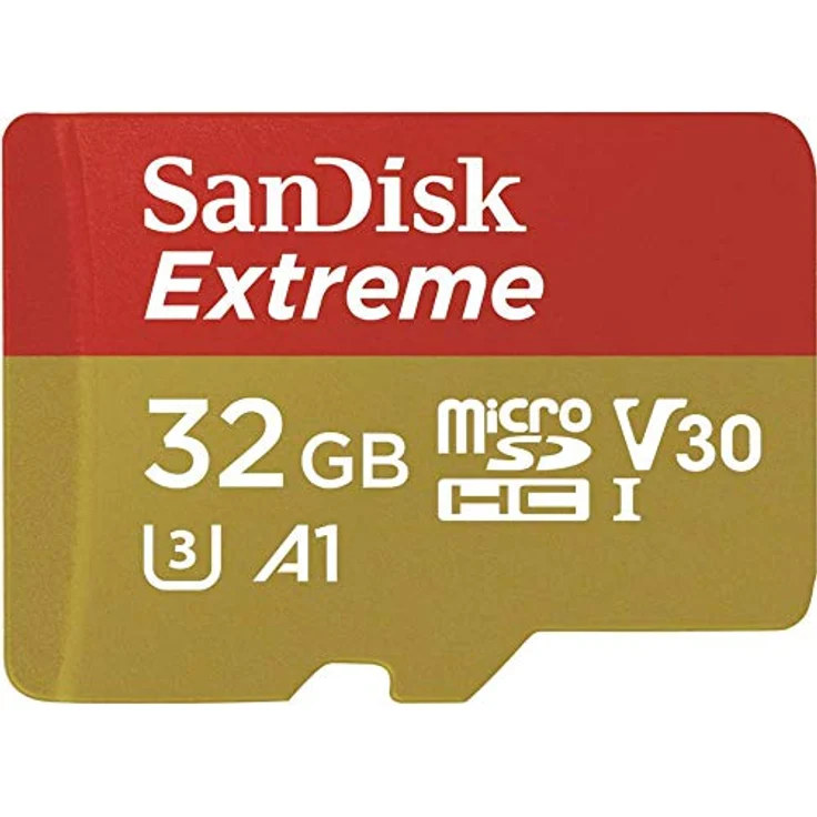 SanDisk ExtremeAction Cam microSDHC card 32 GB Class 10, UHS-I, UHS-Class 3, v30 Video Speed Class incl. SD adapter, A – Bild 2
