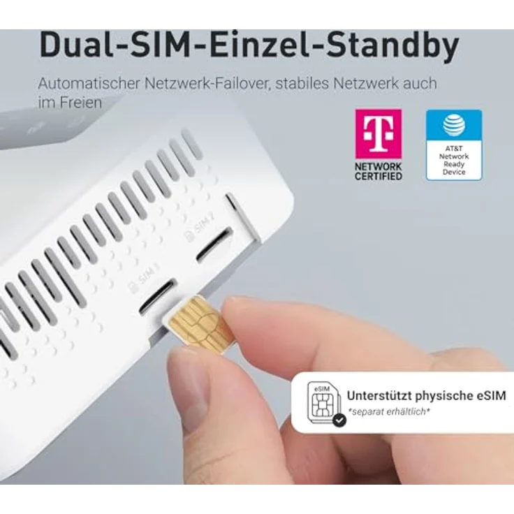 GL.iNet GL-X2000 4G LTE Wi-Fi 6 Router, 2976 Mbit/s, 2x Nano-SIM, multibandfähig, kompakte Größe 141x86x36 mm – Bild 5