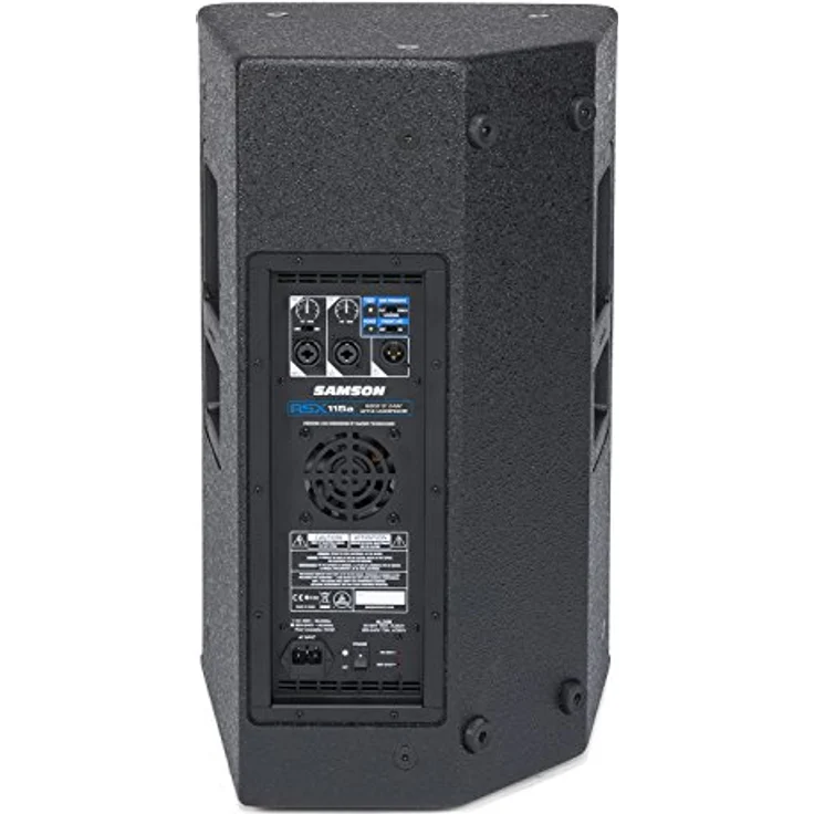 Samson RSX115 A, 2-Wege Aktivlautsprecher mit 1600 Watt Ausgangsleistung, Schwarz – Bild 2
