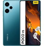 Xiaomi POCO F5 Smartphone+Kopfhörer, 8+256GB Handy ohne Vertrag, 120Hz 6,67'' AMOLED DotDisplay, 64MP OIS Dreifach-Kamera, 5000mAh, 67W TurboCharge, Dual-SIM, Blue (DE Version)