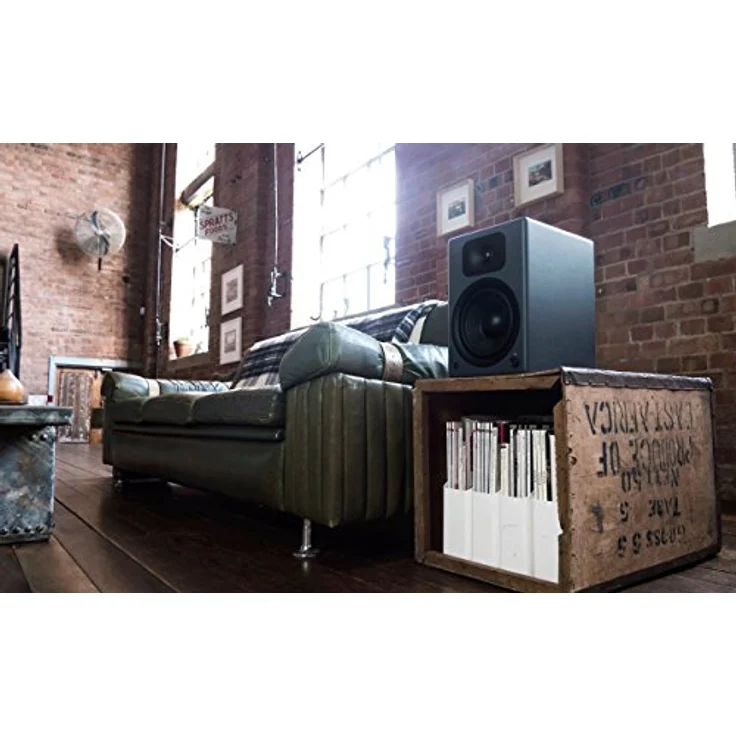 wavemaster TWO PRO stone gray Regallautsprecher-System (110 Watt) mit Bluetooth-Streaming, digitalen Anschlüssen und IR-Fernbedienung Aktiv-Boxen Nutzung für TV-Tablet-Smartphone, dunkelgrau (66352) Regallautsprecher - 110 Watt - schwarz – Bild 3