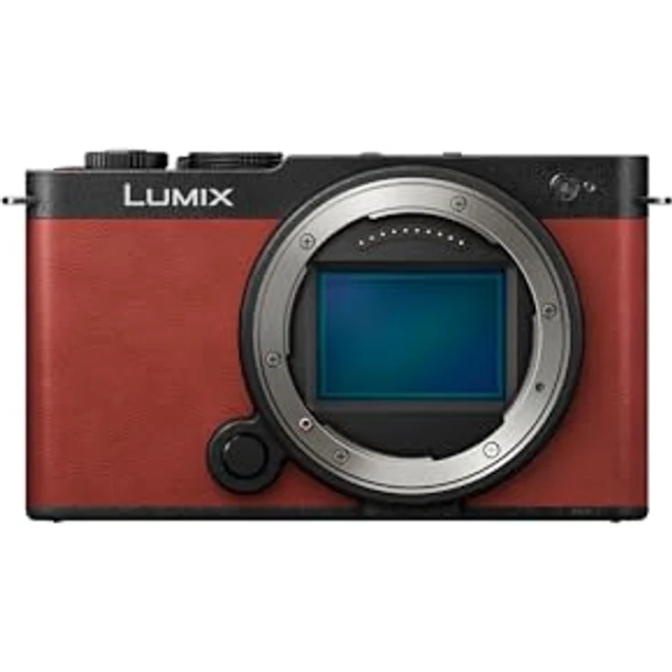 Panasonic Lumix DC-S9E-R 24,2 MP Vollformat Kamera, Open Gate Vlogging, 6K/4K, Bildstabilisierung, LUT, 779-Punkt-PDAF, 180°-Flexibler-Monitor, 5 GHz WLAN, Rot – Bild 1