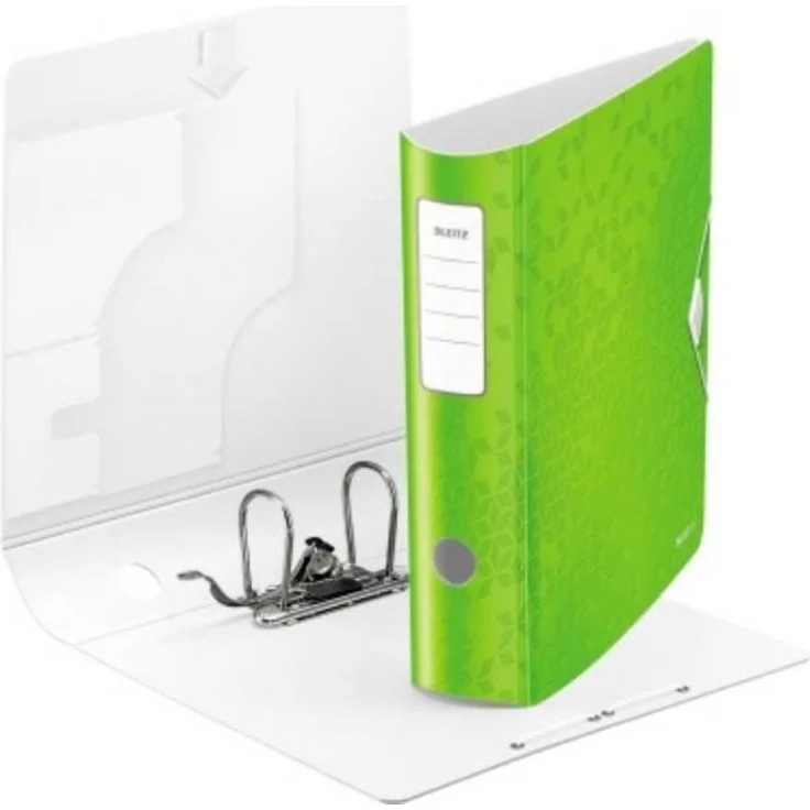 LEITZ Aktenordner Leitz Ordner Active WOW 11060054 DIN A4 82mm Polypropylen grün mit einzigartigem Design und schnellem Abheften – Bild 1