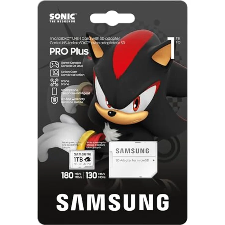 Samsung MB-MD1T0S, 1 TB MicroSDXC, UHS-I, Klasse 10, 180 MB/s Lese- und 130 MB/s Schreibgeschwindigkeit, wasserdicht und temperaturresistent – Bild 2