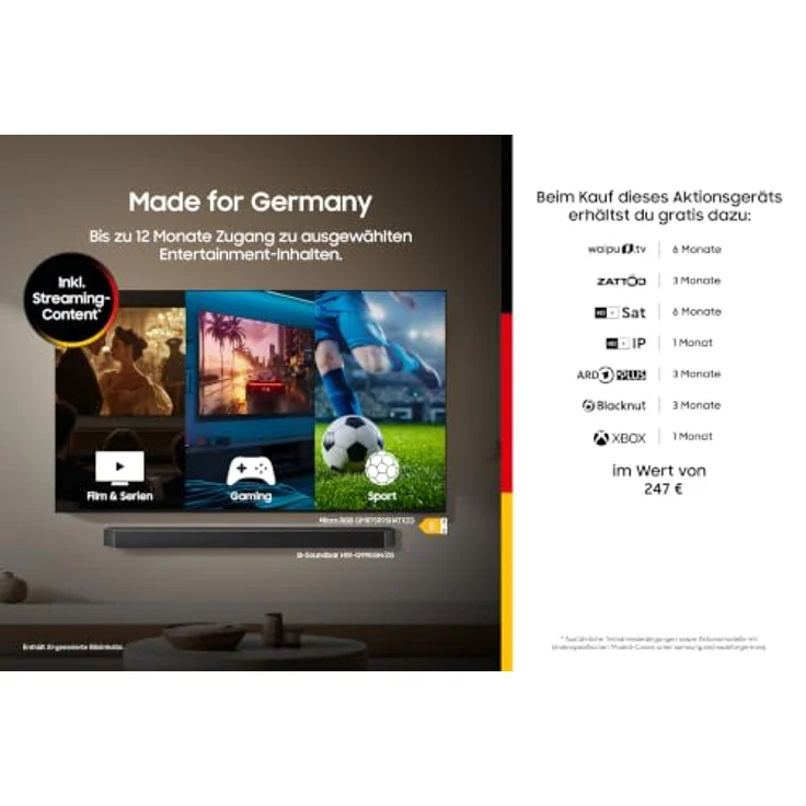 Samsung GQ48S90H OLED 4K Smart TV, 48 Zoll (121 cm), Vision AI, Motion Xcelerator 165Hz, Dolby Atmos – Bild 3