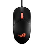 ASUS ROG Strix Impact III - Beidhändige Gaming-Maus, leicht, 12000 DPI, 5 programmierbare Tasten, austauschbare Schalter, Paracord-Kabel, Gaming-Maus für FPS, Schwarz