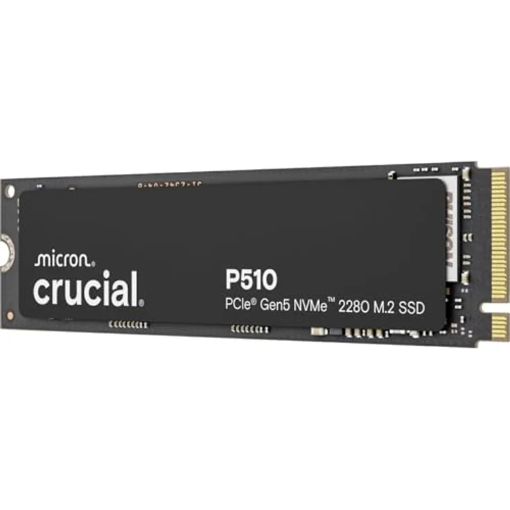 Crucial P510, 2TB PCIe Gen5 NVMe M.2 SSD mit Lesegeschwindigkeit bis zu 10.000 MB/s, Schreibgeschwindigkeit bis zu 8.700 MB/s, TLC-NAND-Technologie – Bild 3