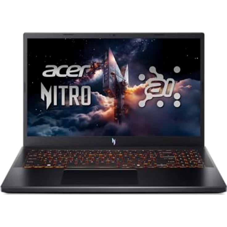 Acer Nitro V15 (ANV15-52-714T) Gaming Laptop | FHD IPS 165Hz Display | Intel Core i7-13620H | 16GB RAM | 512GB SSD | NVIDIA GeForce RTX 5050 | Windows 11 | QWERTZ Tastatur – Bild 1
