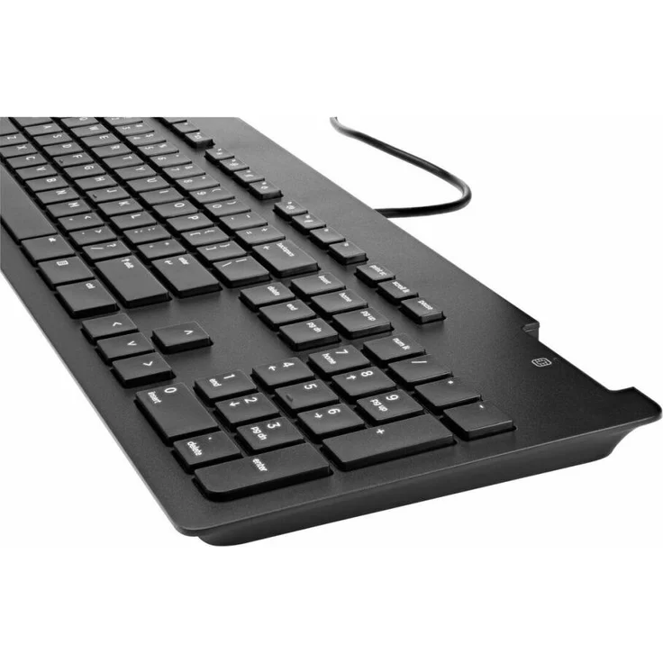 HP Bus Slim v2 Smart Card USB-Tastatur, kabelgebundenes Eingabegerät mit integriertem Smart Card-Lesegerät