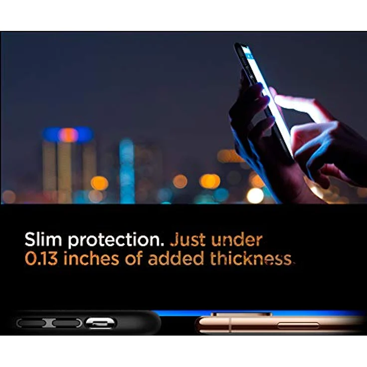 Spigen 057CS22123 Liquid AIR iPhone X Black – Bild 3