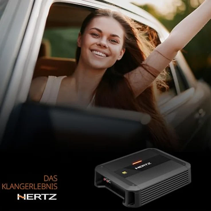 Hertz DIECI DP 2.200 2-Kanal Verstärker, 80 W x 2 RMS, Class-AB-Technik, integrierte Hoch- und Tiefpassfilter – Bild 2