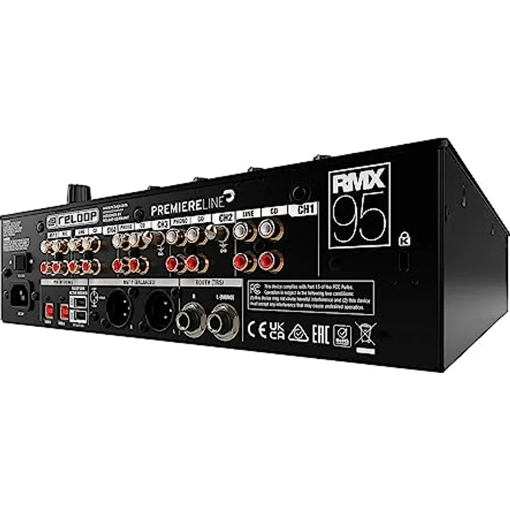 Reloop RMX-95 | 4+1 Kanal Clubmixer für DJs mit hochwertigem 24-Bit Interface, FX-Einheit, Beat FX & Klangfilter, Neural Mix™ EQ-Modus und aktivem USB-Hub – Bild 5
