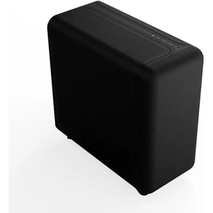 HYTE X50 Air Midi Tower, PC-Gehäuse mit optimiertem Airflow, luftdurchlässigem Mesh und USB-C 20 Gbit/s, Pitch Black – Bild 3