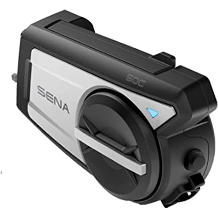 Sena 50C-01 Motorrad-Sprechanlage, Bluetooth 5.0 mit 4K-Kamera und Sound by Harman Kardon, Schwarz – Bild 3