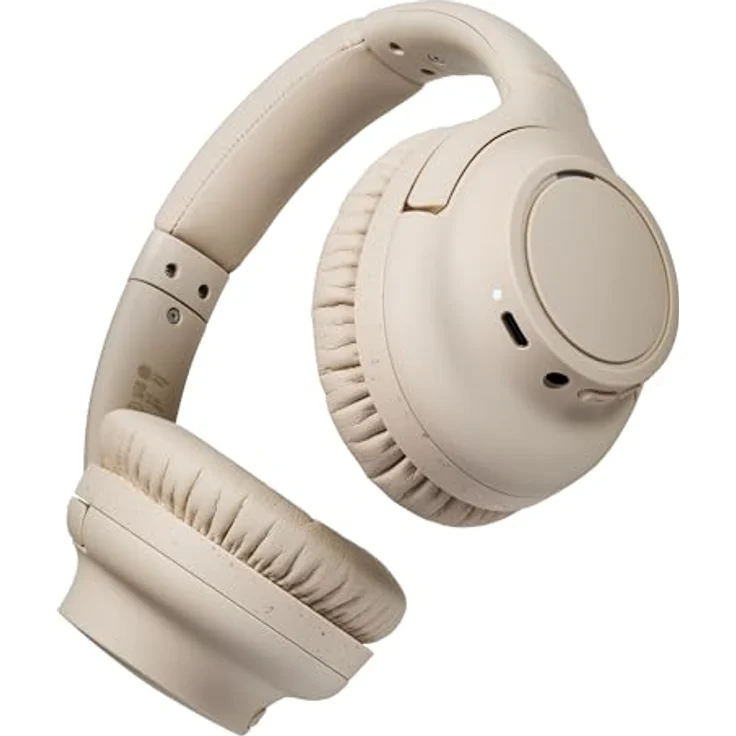 Audio-Technica ATH-S300BTBG Kabelloser Kopfhörer mit Geräuschunterdrückung Beige - Hybrid-Noise-Cancelling, 90 Stunden Akkulaufzeit, Hear-Through-Funktion – Bild 2