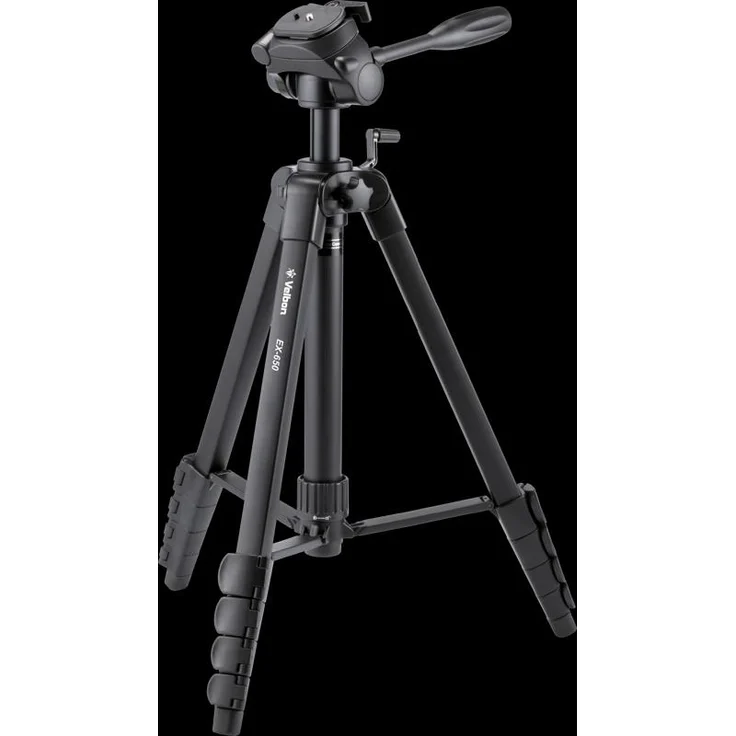 Velbon EX-Serie, Metall Stativ mit 55,5 - 207 cm höhenverstellbar, 5 kg Traglast, inkl. Transporttasche