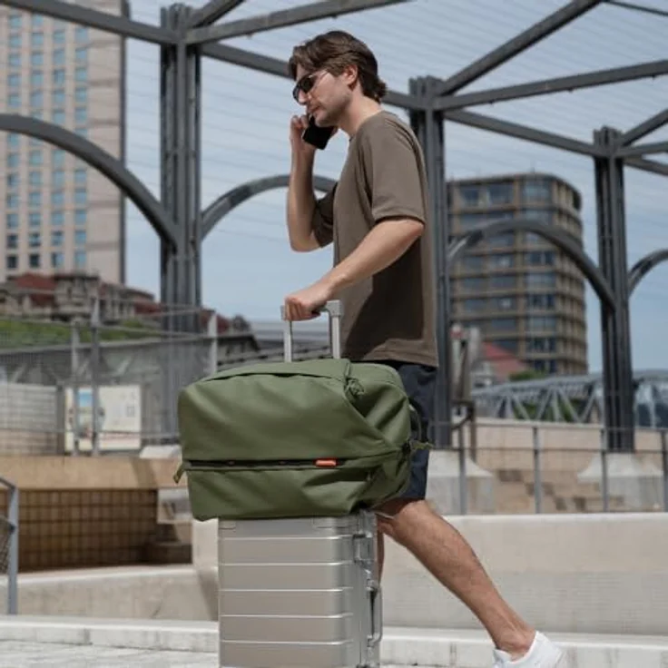 Pgytech OneMo Travel Backpack 35L, Kameratasche mit verstellbarem Trennsystem und kratzfester PU-Beschichtung, olivegrün – Bild 2