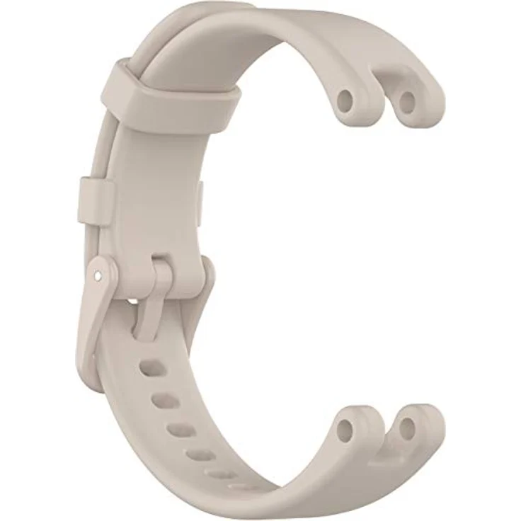 Shieranlee Ersatzarmband aus Silikon für Garmin Lily, flexibel und wasserdicht, Schwarz, 16-24 cm Länge – Bild 4