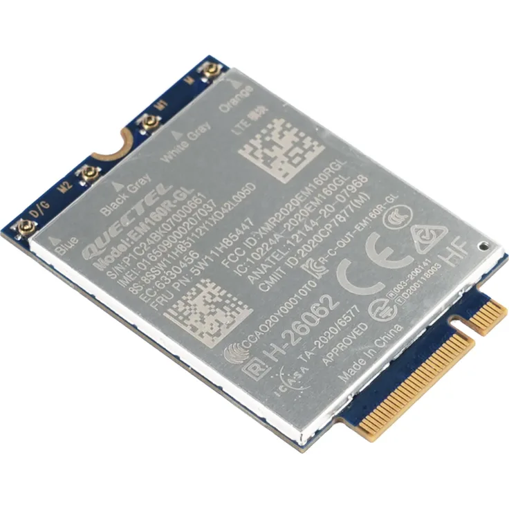 Lenovo ThinkPad Quectel EM160R-GL, 4G LTE-A Cat 16 M.2 Netzwerkkarte für X1 Carbon/P16v, Downlink bis 1 Gbit/s