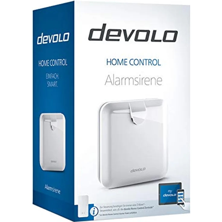 devolo Home Control Alarmsirene (Smarthome Alarm System, integrierter Akku, 110 Dezibel, Z-Wave Hausautomation, Haussteuerung per iOS-Android App, Smart Home Aktor, einfache Installation) weiß – Bild 6