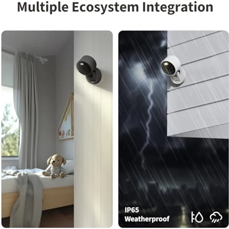 Aqara Camera G100, Netzwerkkamera mit 2K Auflösung, f/1.8 Blende, KI-gestützte Bewegungs- und Menschenerkennung, Schwarz – Bild 4