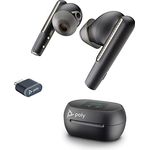 Poly Voyager Free 60+ UC schnurlose Ohrstöpsel (Plantronics) – Noise Cancelling-Mikrofone – ANC – Intelligente Ladetasche mit Touch-Steuerung – Kompatibel mit iPhone, Android, PC/Mac, Zoom und Teams - Preisvergleich