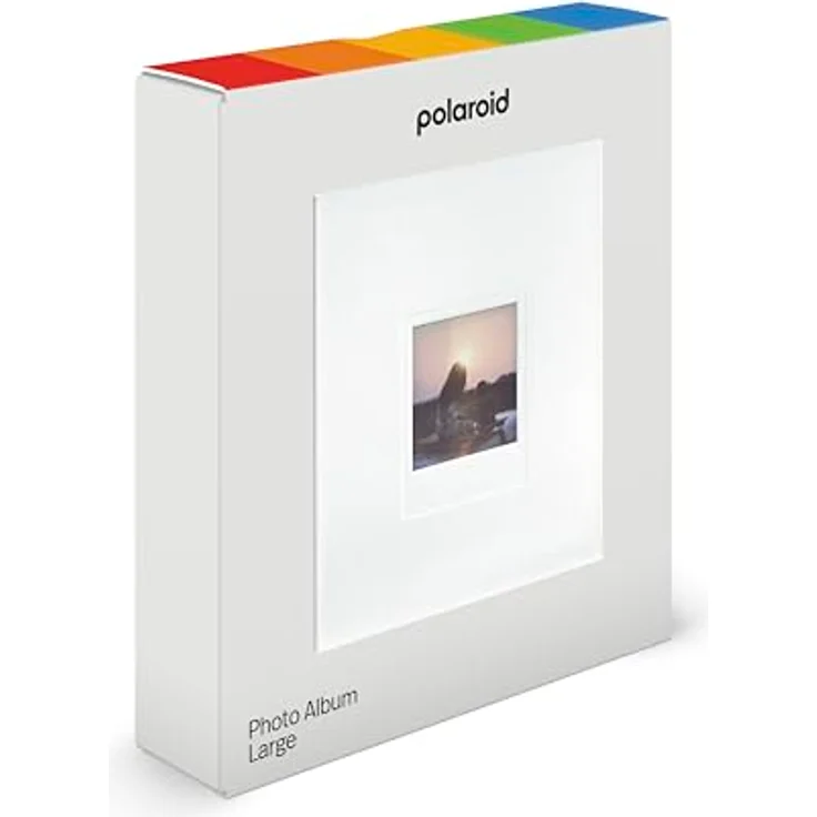 Polaroid Fotoalbum Weiß, großes Album für i-Type, 600 und SX-70 Sofortfotos, Kapazität 160 Fotos, fingerabdruckfeste Acqueous-Beschichtung, L213 x B47 x H243 mm – Bild 4