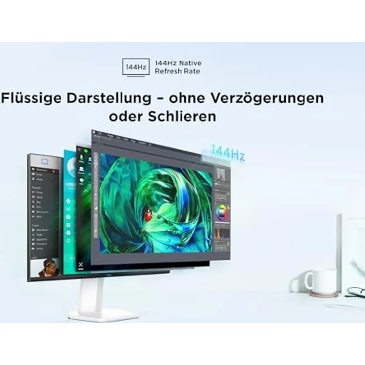 TCL 25G54, 25″ Mini-LED Gaming Monitor, Full-HD, 144Hz, IPS-Panel, 450 Nits, VESA Display HDR 400, 93% DCI-P3, Flimmerfrei & Low Blue Light, TÜV Rheinland-zertifiziert – Bild 5