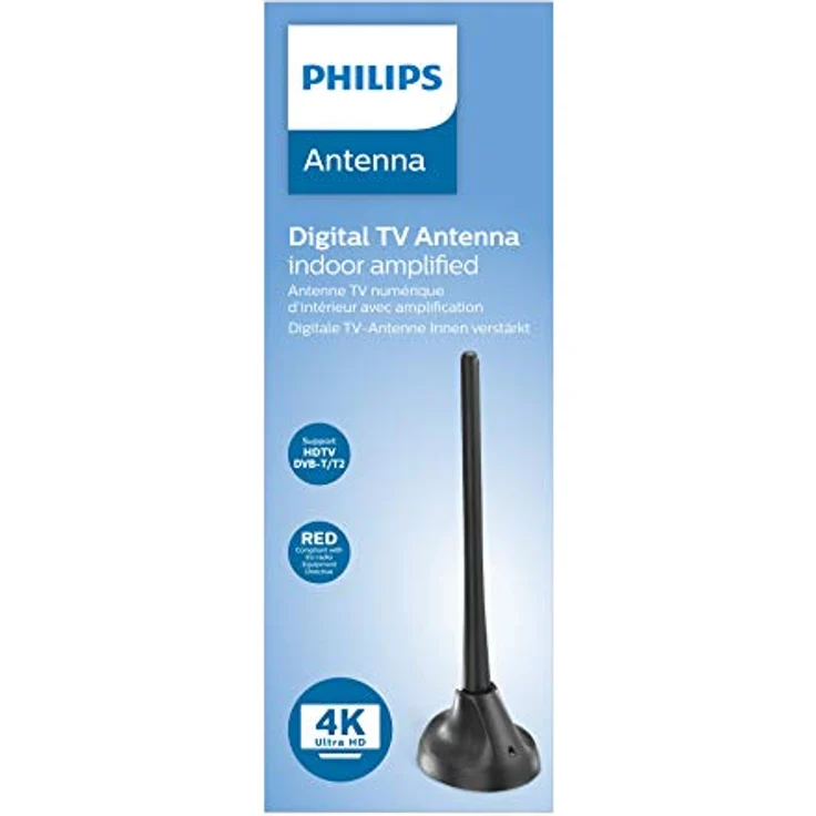 Philips SDV5100 Dipol DVB-T Innen-Stab Antenne schwarz – Bild 3