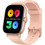 Amazfit [Version 2022] GTS 2 Smartwatch mit AMOLED Always-on Display, Bluetooth-Anrufe, 3 GB Musikspeicher, Sportuhr mit 90 Sportmodi, Herzfrequenz- und SpO2-Überwachung, Alexa, GPS, Pink