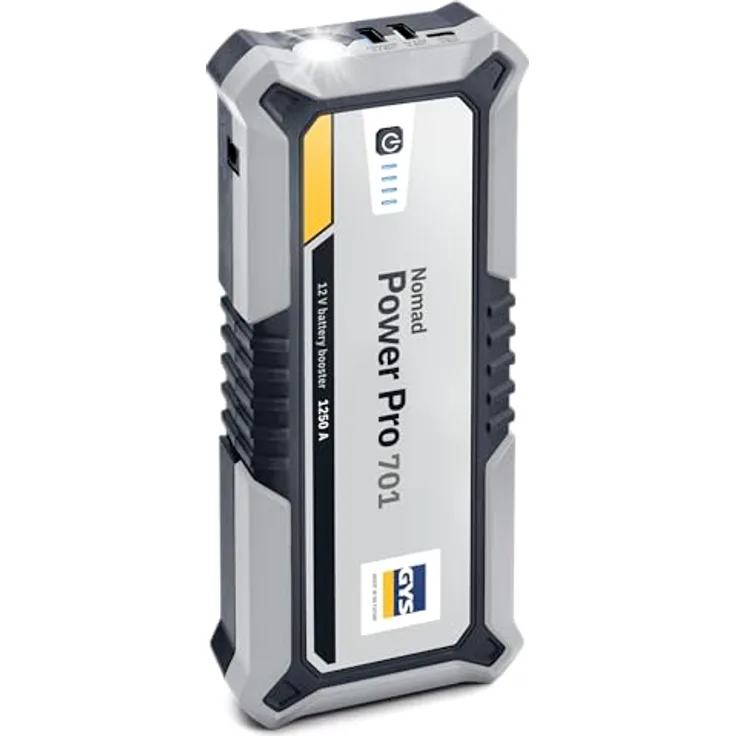 GYS LITHIUM-BOOSTER NOMAD POWER 701 PRO 085855, Schnellstartsystem, leicht und kompakt, 820 g