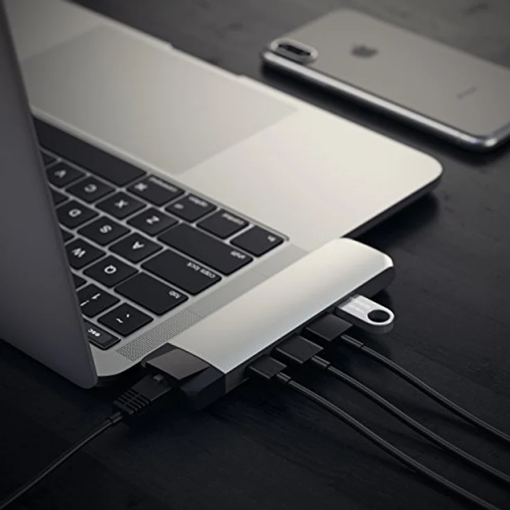 Satechi USB-C Pro Hub Multi-Port Adapter 4K HDMI & Ethernet Silber - Preisvergleich – Bild 6