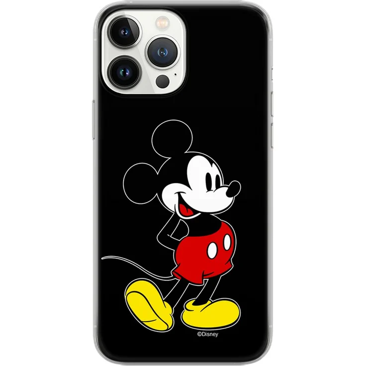 Disney Handyhülle Mickey 027, Full Print Schutzhülle aus TPU mit transparenter Rückseite für maximalen Schutz und Haltbarkeit
