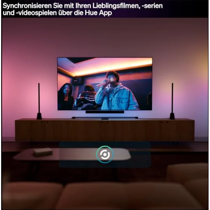 Philips Hue Play HDMI Sync Box 4K, Streaming-Client mit 4K-Auflösung und einfacher App-Synchronisation – Bild 3