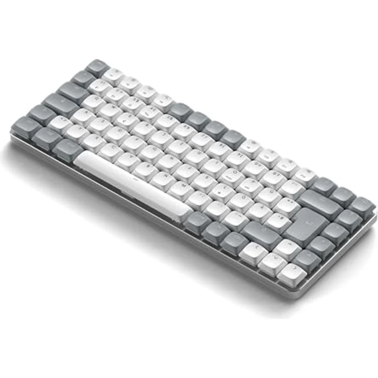 Satechi SM1 Slim ST-KSM1LT-DE, Tastatur ohne Ziffernblock, Deutsch Layout, GrauChrom, kompatibel mit Mac/Windows – Bild 1