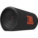JBL BassPro Tube 12 Zoll 30cm Subwoofer Auto Aktiv, Tube Bassbox mit 450W Max Klasse D Verstärker, Patentierte Tiefbass Slipstream-Port, Fernbedienung