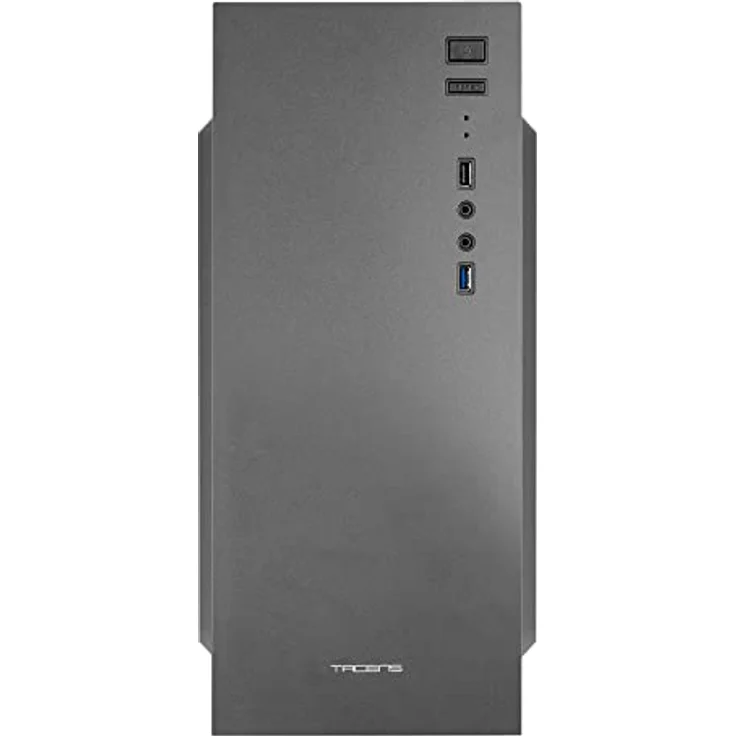 TACENS 2ALUX, PC Semitower ATX Gehäuse, 12cm Lüfter, Ultraleicht Stahl, Schwarz – Bild 2