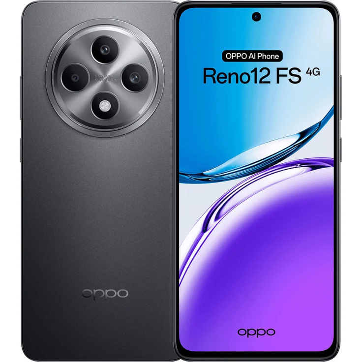 OPPO Reno 12FS 8+512 GB 6,67 Zoll Mattgrau Smartphone mit 50 MP Dreifach-Kamera – Bild 1