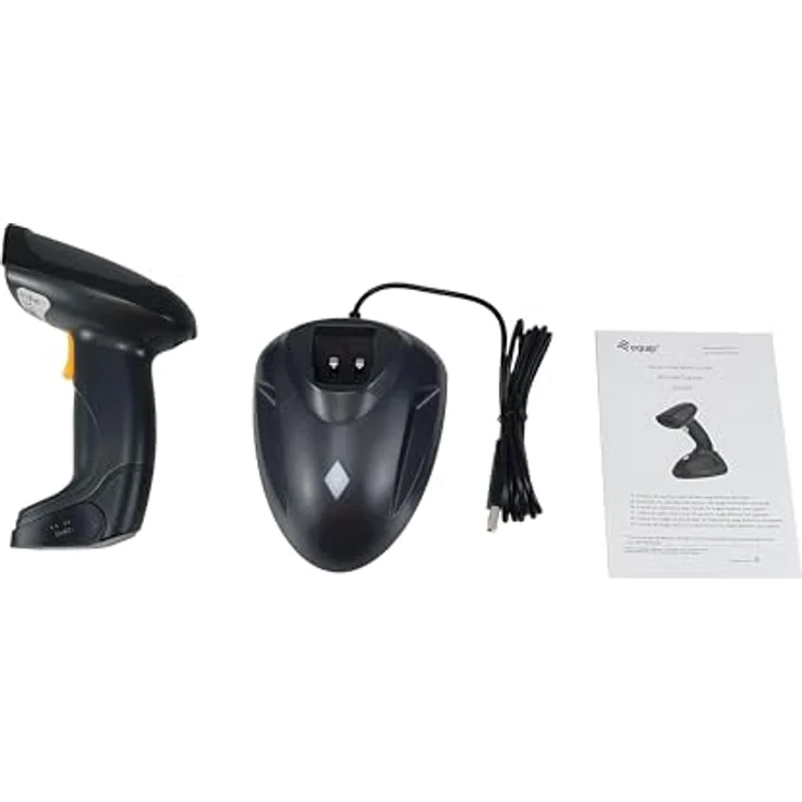 equip Barcode Handscanner 1D Laser Wireless USB      schwarz, Barcode-Scanner, Schwarz – Bild 5