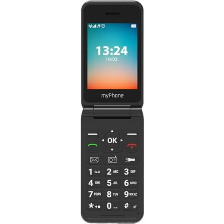 MP myPhone Flip LTE Klapphandy für Senioren SOS-Taste 4G VoLTE großer Akku 1000 mAh bis zu 6 Tage ohne Aufladen, mit Fackel, Dual SIM – Bild 4