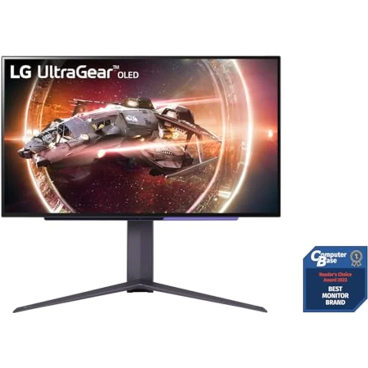 LG Electronics 27GS95QX-B.AEU Ultragear™ Gaming OLED-Monitor 27" (2560 x 1440, HDR10, 0,03ms GtG, 40 Hz) - Schwarz, NVIDIA G-Sync™, AMD FreeSync™ – Bild 2