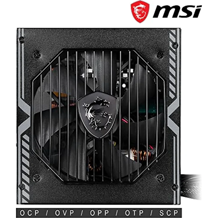 MSI MAG A550BN, Netzteil mit 550 Watt, nicht modular, ATX, 80 PLUS Bronze Effizienz, 5 Jahre Garantie – Bild 3