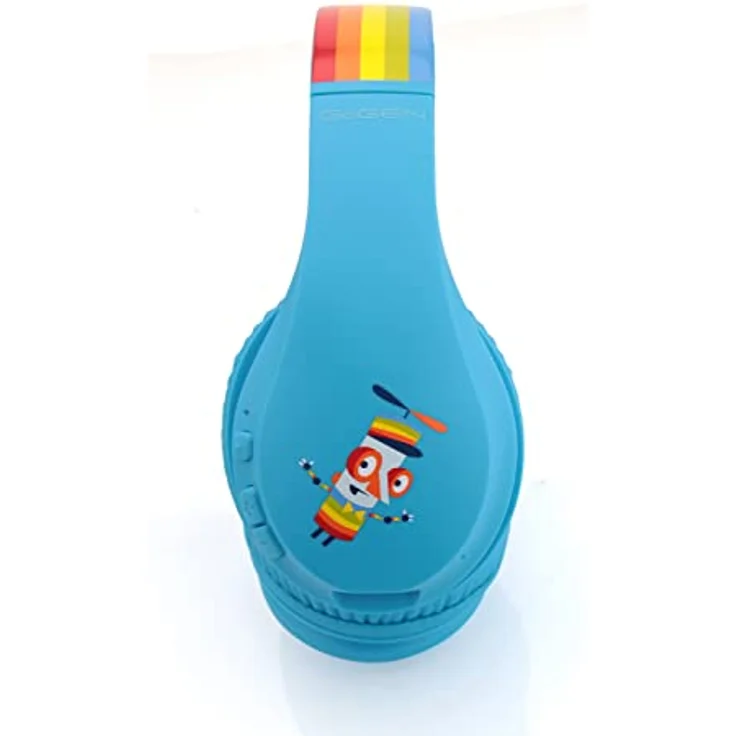 GOGEN Kinderkopfhörer Duo, Bluetooth & AUX, bis zu 45 Stunden Akku, Geräuschbegrenzung, faltbar, blau – Bild 5