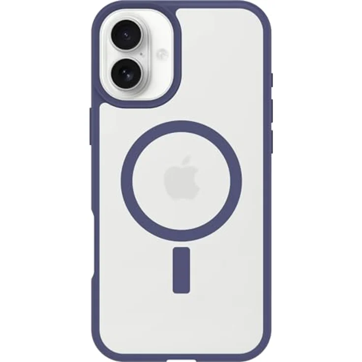OtterBox Sleek Series MagSafe Hülle für iPhone 16 Plus, stoßfest, ultraschlank, transparent/lila, getestet nach Militärstandard, keine Einzelhandelsverpackung – Bild 1
