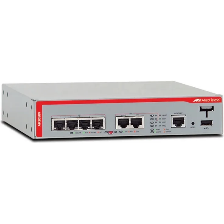 Allied VPN Access Router - 1 x GE WAN Ports and 4 x 10-100-1000 LAN Ports. USB Port for External Memory or LTE-3G USB Modem