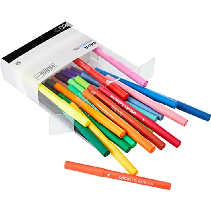 Cricut Infusible Tintenstift Set | Ultimativ | Feiner Punkt | 30-Pack | Zur Verwendung mit infusiblen Tintenkompatiblen und Cricut Easypress oder Cricut Autopress – Bild 2