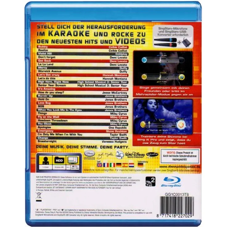 Disney Sing It - Pop Hits (PS3) – Bild 2
