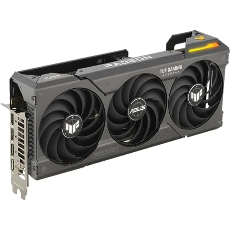 ASUS TUF Gaming Radeon RX 7800 XT OC Edition 16GB GDDR6 Gaming Grafikkarte schwarz (AMD Radeon RX7800XT, PCIe 4.0, 1x HDMI 2.1, 3X DisplayPort 2.1, TUF-RX7800XT-O16G-GAMING) – Bild 4